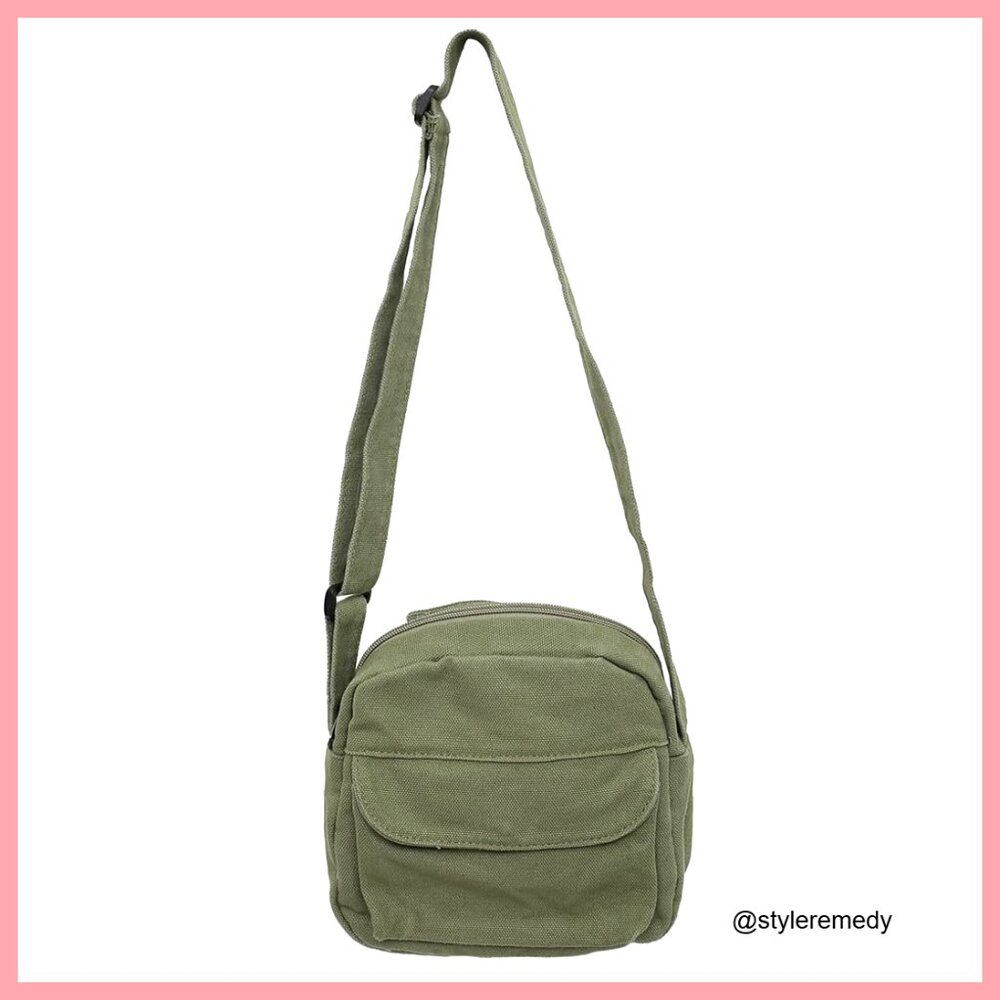 Mini Canvas Crossbody Bag Phone Purse Small Travel Purse